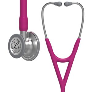 Cardiology IV™ – Raspberry Tube, Standard-Finish Chestpiece, Stainless Stem and Headset